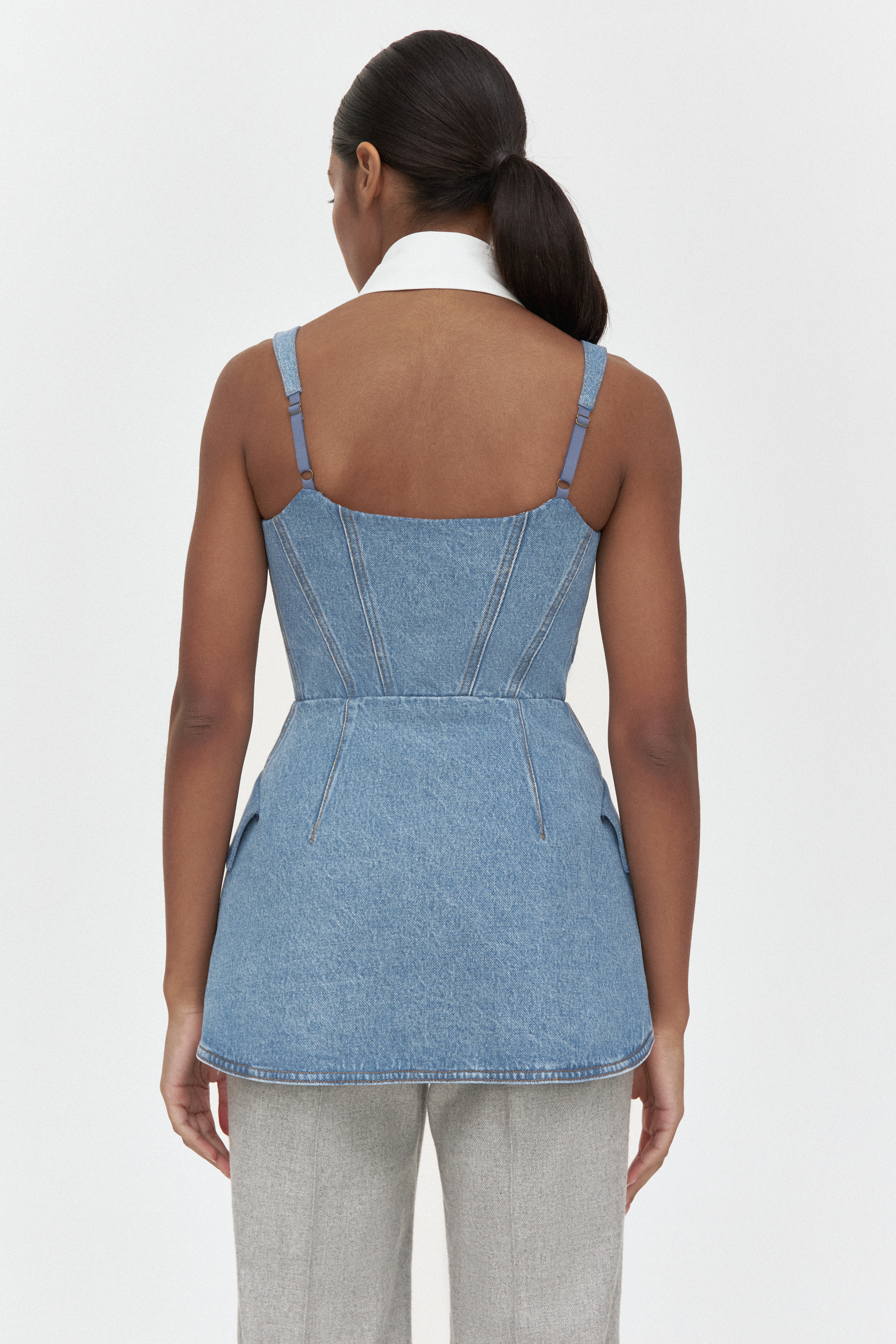 DENIM TAILORED CORSET